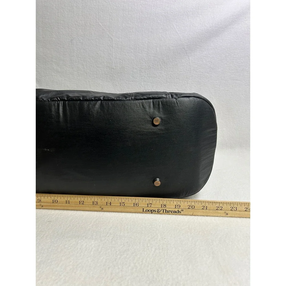 Gorpcore Nike Unisex Large Black Nylon Duffel Bag Gym Travel Weekend Carryall